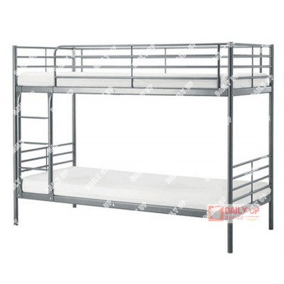 Durable Metal Bunk Bed Price School Dormitory Student Bunk Bed Steel Army Double Bunk Bed with Mattress Manufacturer