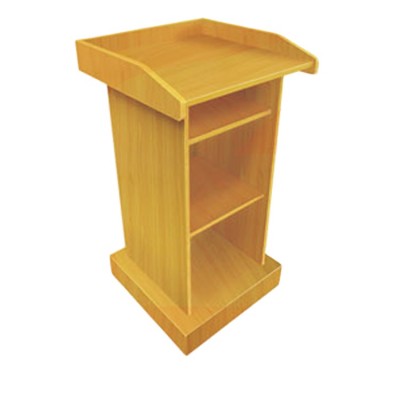 Standing Lectern Podium for Speaker Hotel Cheap Reception Desk Wood School Teacher Rostrum for Sale